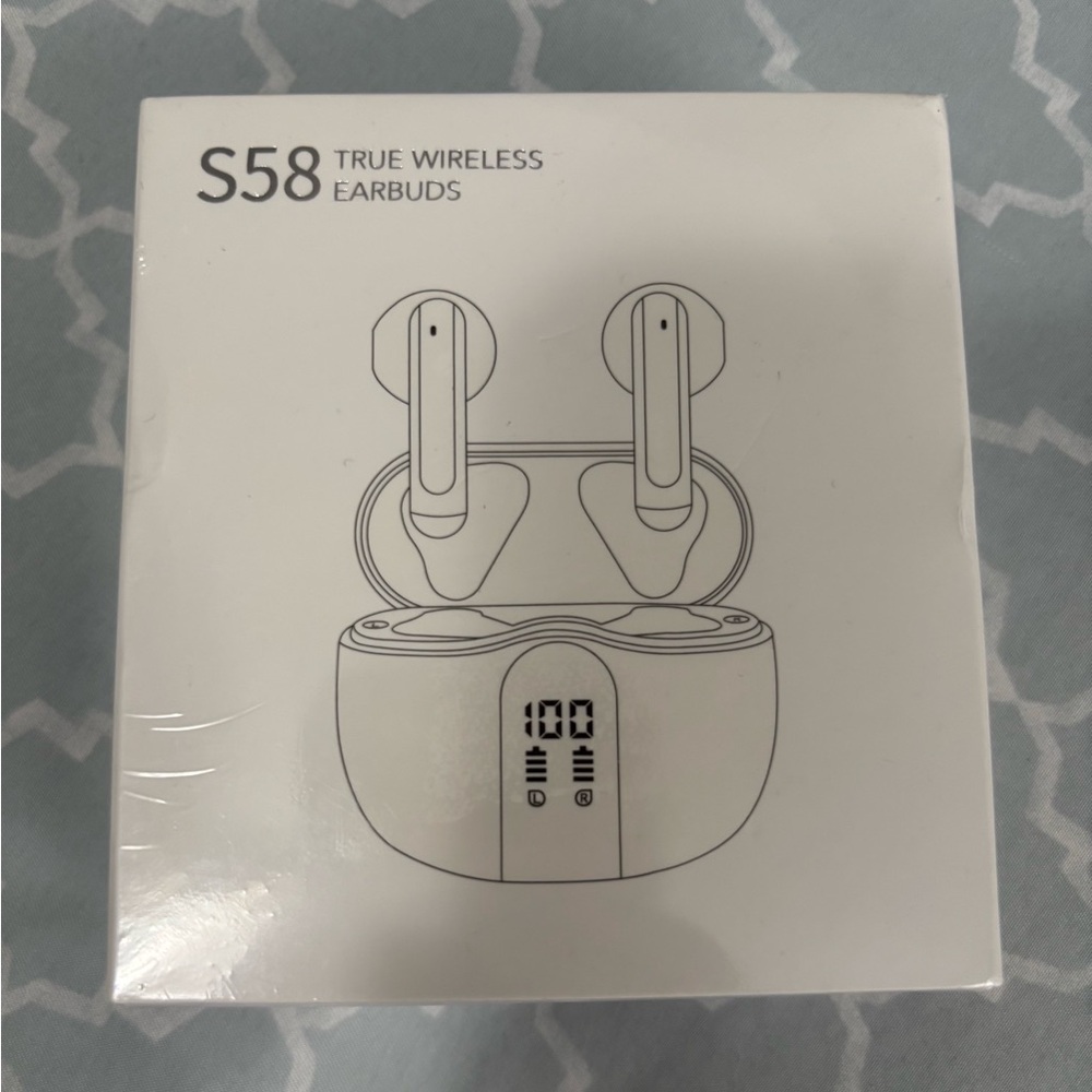 Black Bluetooth Earbuds